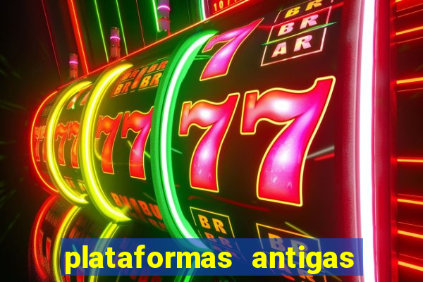 plataformas antigas de jogos